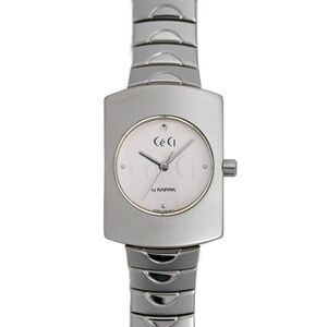 Ceci Kappa by Samsung 1990's Vintage Quartz Stainless Steel Tank Watch Unisex